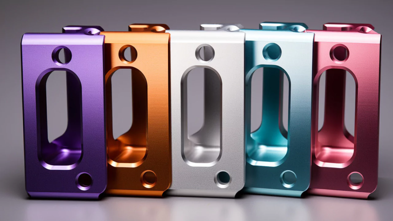 Anodized aluminium finishes